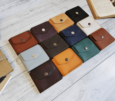 Cute minimalist small wallet for women