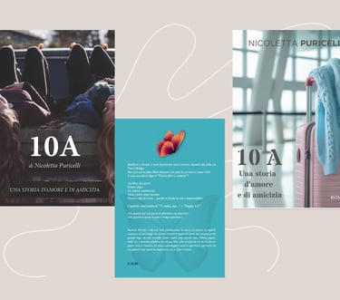 Copertina fronte e retro di 10 A e versione ebook nuova