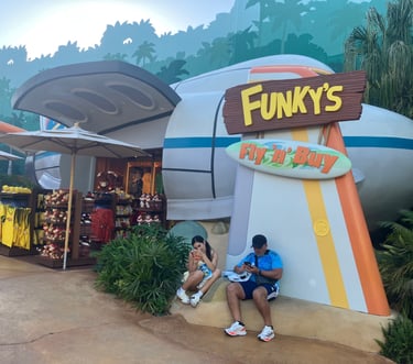 Super Nintendo World - Funky's Plane