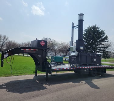 LSC Destruction mobile contraband narcotics/drugs incinerator