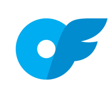 OnlyFans logo with transparent background
