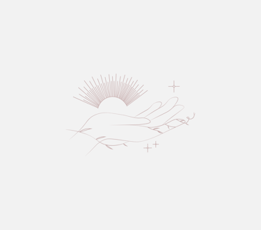 Symbole sur l’accompagnement en séance reiki. Soin énergétique