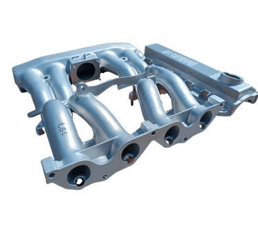 a pair of exhaust exhaust pipes on a car