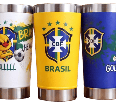 Copo Termico 473ml Personalizado Brasil Com