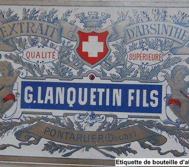 etiquette absinthe georges lanquetin fils