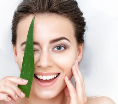herbal remedies and aloe vera for skincare