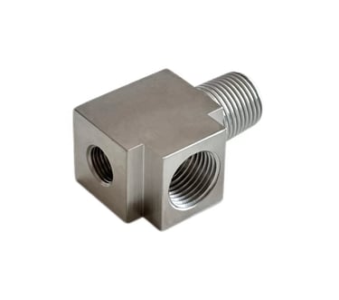 stainless steel machining hydraulic manifold