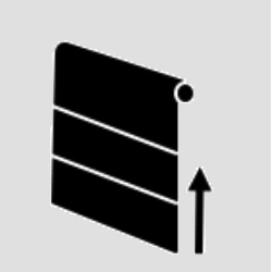 a black and white picture of a piece of door