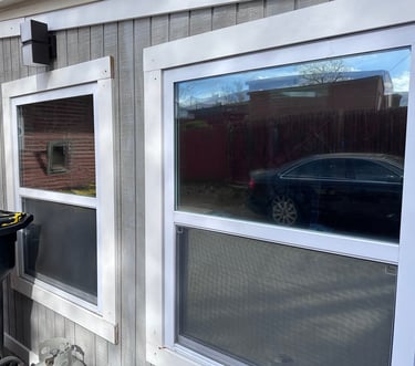 Example of 303 Customs' tinted windows on a Denver home.