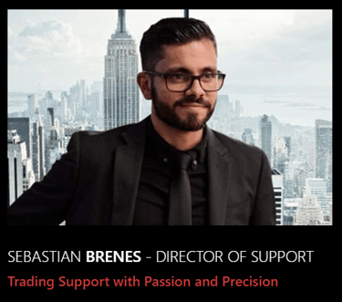 Sebastian Brenes Daytraders Director of Support