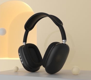 fone P9 Air bluetooth preto