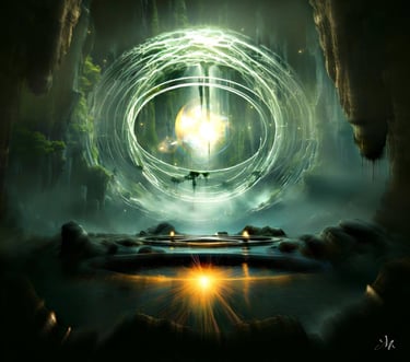 warp time space travel gate