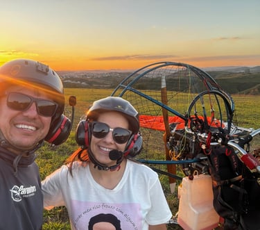 Voos panorâmicos de Paratrike, Tiradentes, São João Del Rei e Campos das Vertentes 