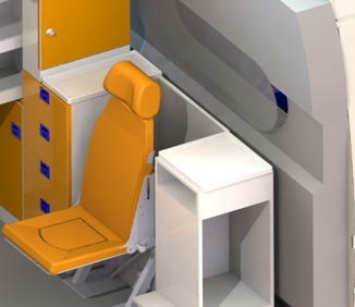 Vacuum Stretcher Compartment