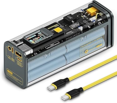 Shargeek Storm 2, banco de energía para portátil de 100 W, cargador portátil de 25600 mAh