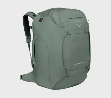 Osprey Sojourn Porter 65L Travel Backpack, Koseret Green