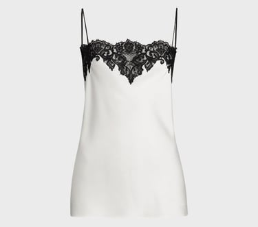 Amazon Luxury Fashion Made in Italy, this Stella McCartney square neck slip top is crafted of satin