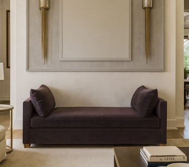 Elegant custom velvet daybed by Solo Home Decor