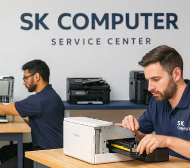 SK Computer: Best Printer Scanner Repair and Toner Refilling Service in Noida