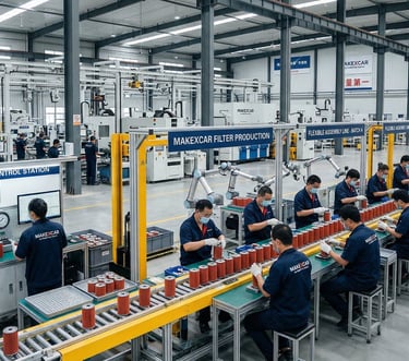 Makexcar factory production line showing flexible manufacturing capability for small batch orders