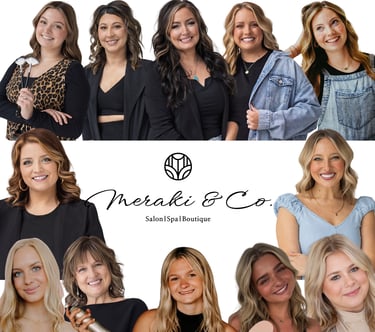 team photo Meraki and Co salon and spa greer sc 