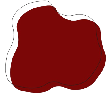 mancha vermelha para decoração