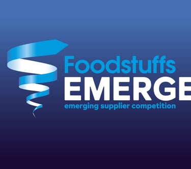 oodstuffs Emerging Supplier Programme logo, recognising innovative and high-quality food suppliers in New Zealand