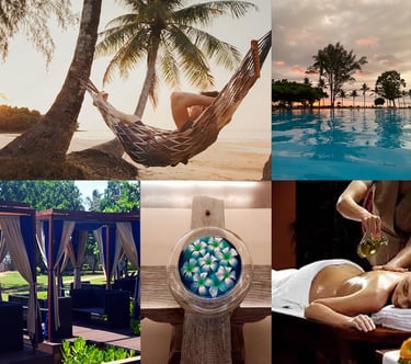 Relaxing in Sri Lanka
