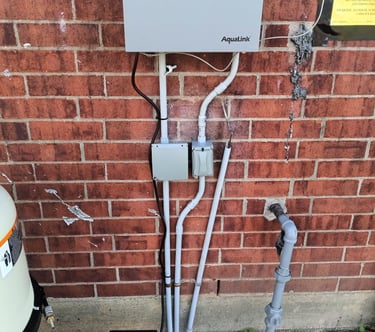 New Electric Lines & Jandy Panel