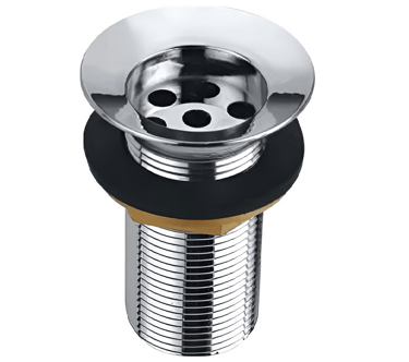 "Deep freezer drain fitting with threaded pipe - Alok Plastics"