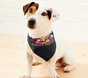 BIZARRELY LUMINARY Merch Pet Bandana