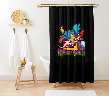 BIZARRELY LUMINARY Merch Shower Curtain