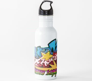 BIZARRELY LUMINARY Merch Water Bottle