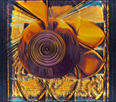 Dorothea's Nocturne by Fermionne based on Dorothea Tanning's Eine Kline Nachtmusik's sunflower.