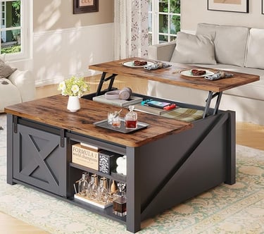 Space Saving Lift Top Coffee Table Useful for Small Apartment Living