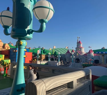 Super Nintendo World - The Castle Seems Far Off, but it's not