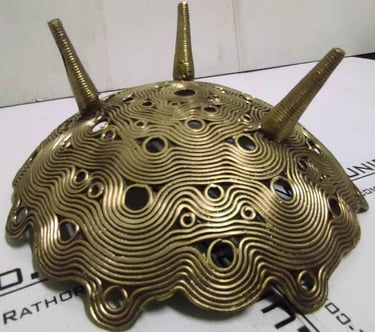 "Vintage brass fruit holder for kitchen or decor-Fit for export"