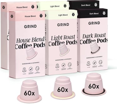 a coffee cup with a hat on top of it