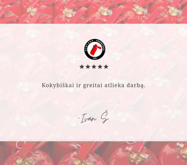 Kokybiškai ir greitai atlieka darbą. - Ivan Š.