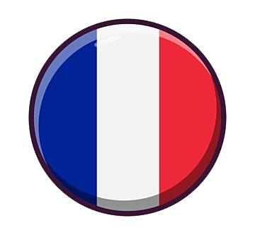 a button with the flag of france boutique de patrons crochet français