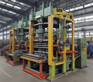 Realistic construction site in Germany showing workers and machinery.