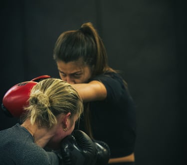 Sparring med handskar