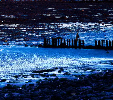 beach before the tide