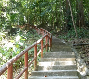 teluga teja waterfall steps