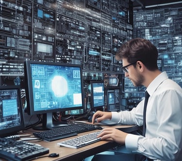 black blue and yellow textile