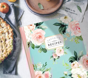 RECIPE ORGANIZER, RECIPE BINDER, HEARTSTRINGS STUDIO RECIPE BINDER