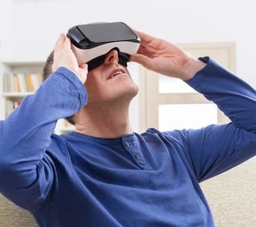 casque virtuel jeux thérapie mal être peur angoisse stress travail poste URSSAF TCC TOC phobie sport