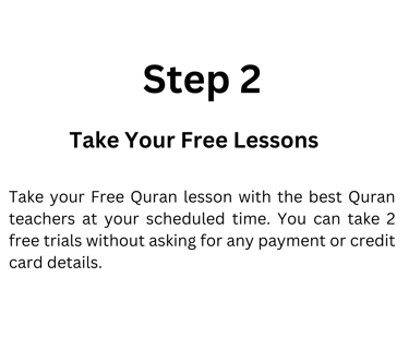 Take your free lessons