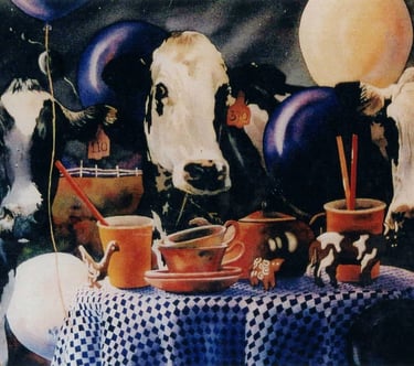 a cow birthday party