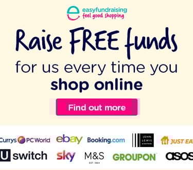 Easy fundraising banner